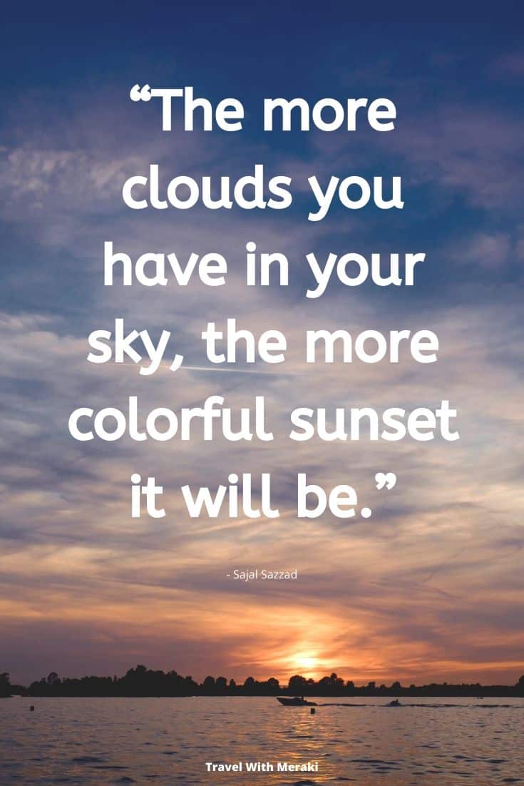 Quotes About Sunset Travel With Meraki