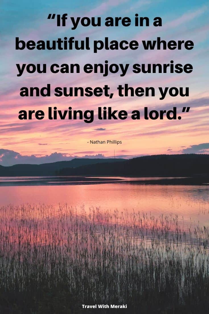 Quote About Living In A Beautiful Place